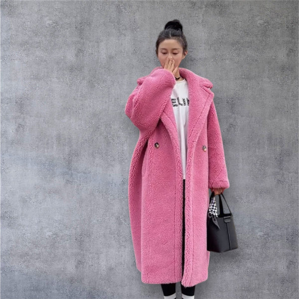 Teddy Wool Long Coat