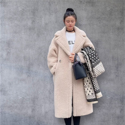 Teddy Wool Long Coat