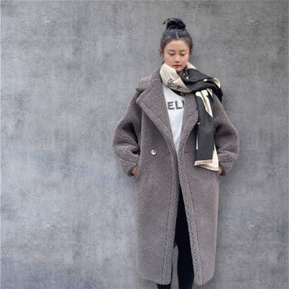Teddy Wool Long Coat