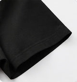 Layered Ruffle Collar Contrast Blouse