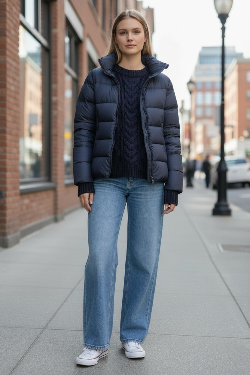 Cable Knitted Sweater for Women