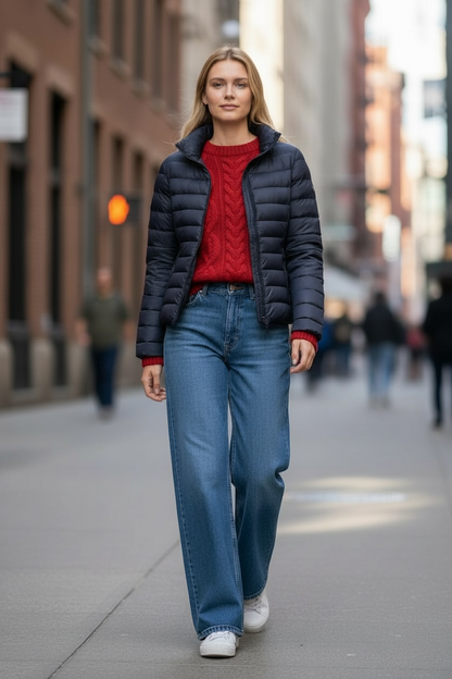 Cable Knitted Sweater for Women