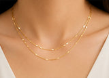 Delicate Gold-Plated Layering Necklace by Joyjocey - view 2 of 5