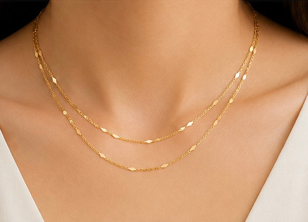 Delicate Gold-Plated Layering Necklace by Joyjocey - view 2 of 5