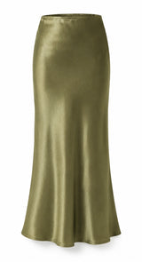 Elegant Satin Maxi Skirt by Joyjocey - view 13 of 14
