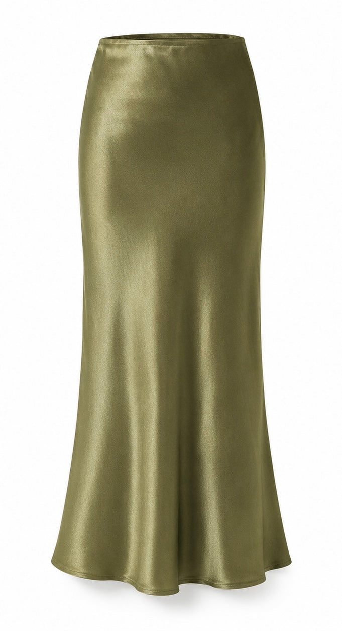 Elegant Satin Maxi Skirt by Joyjocey - view 13 of 14