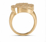 Four-Leaf Clover Crystal Ring by Joyjocey - view 4 of 5