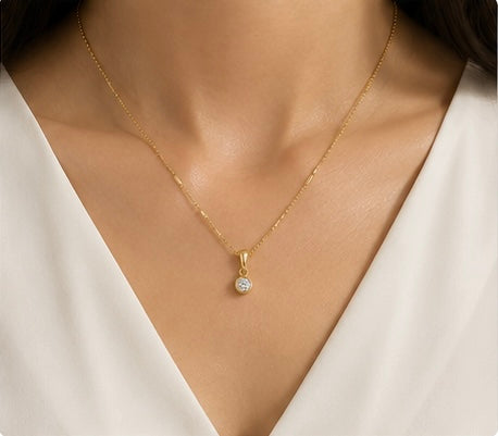 Gold-Plated Convertible Pendant Necklace by Joyjocey - view 1 of 4