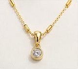 Gold-Plated Convertible Pendant Necklace by Joyjocey - view 3 of 4
