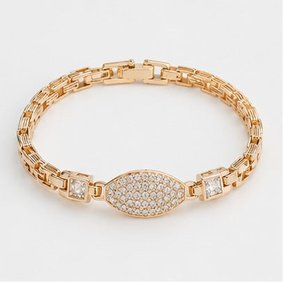 Gold-Tone Crystal Eye Bracelet by Joyjocey - view 2 of 8
