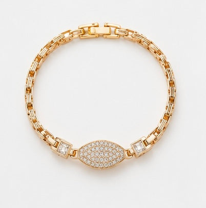 Gold-Tone Crystal Eye Bracelet by Joyjocey - view 5 of 8
