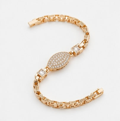 Gold-Tone Crystal Eye Bracelet by Joyjocey - view 6 of 8