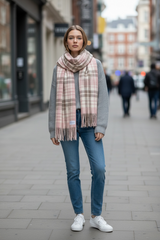 Long Plait Scarf for Women – Pinky Collection by Joyjocey - view 6 of 12