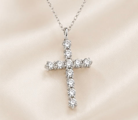 Sparkling Cross Necklace by Joyjocey - view 2 of 4