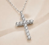 Sparkling Cross Necklace by Joyjocey - view 4 of 4