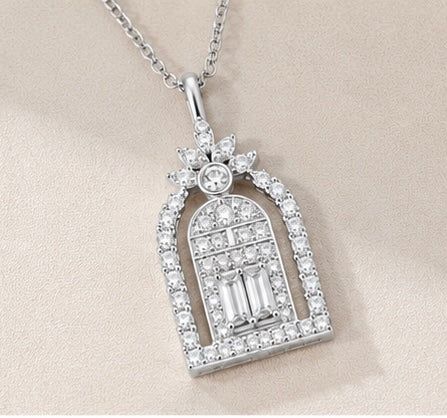 Stainless Steel & Zircon Pendant Necklace by Joyjocey - view 2 of 7