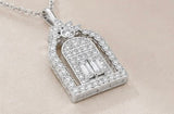 Stainless Steel & Zircon Pendant Necklace by Joyjocey - view 3 of 7
