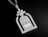 Stainless Steel & Zircon Pendant Necklace by Joyjocey - view 6 of 7