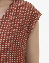 Vintage Gingham Sleeveless V-Neck Dress by Joyjocey - view 4 of 7