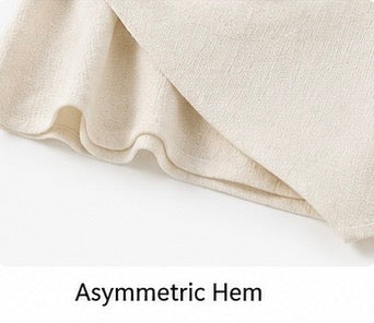 Women's Asymmetrical Side Tie Blouse by Joyjocey - view 6 of 7
