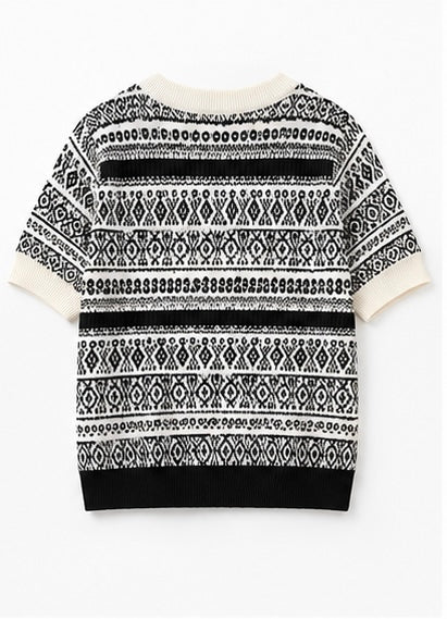 Women's Fair Isle Knit Sweater Top by Joyjocey - view 5 of 7