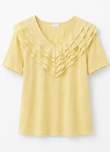 Women's Ruffle V-Neck Blouse by Joyjocey - view 3 of 6